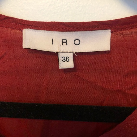Red IRO blouse - Picture 2 of 5